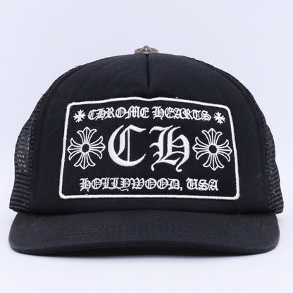 CHROME HEARTS TRUCKER CAP Black Size F