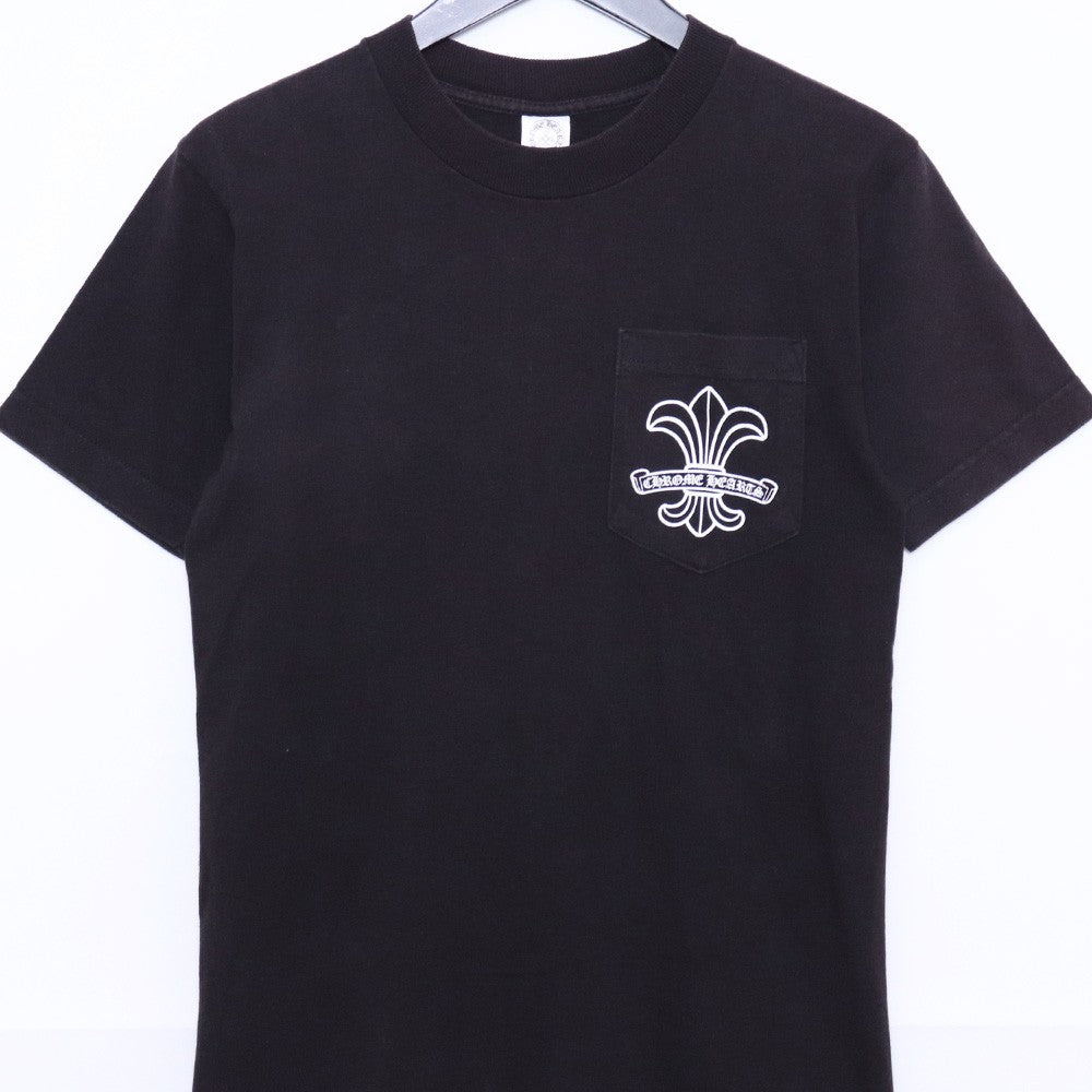 CHROME HEARTS OLD SS BS Fleur Circle T-Shirt Black Size S