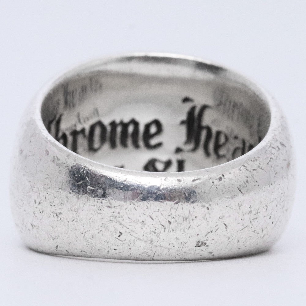 CHROME HEARTS Heart In Band Pave Diamond Ring Size JP 7