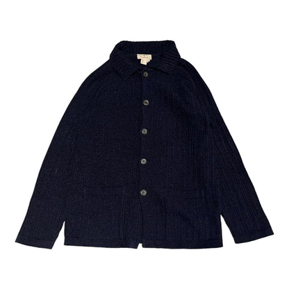 Ermenegildo Zegna Wool Knit Coverall Jacket Size 48 S