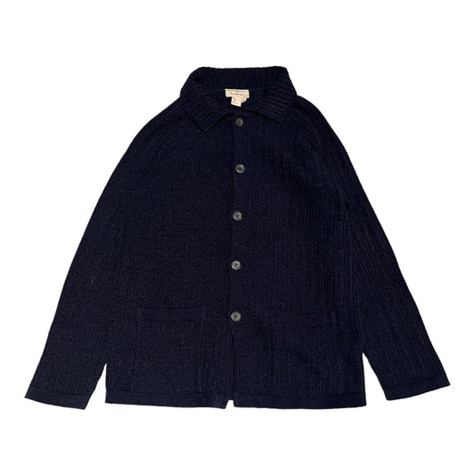 Ermenegildo Zegna Wool Knit Coverall Jacket Size 48 S