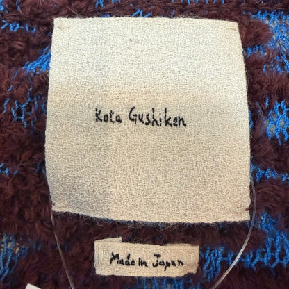 KOTA GUSHIKEN 26SS Collaged Knit Sweater Green Size 2