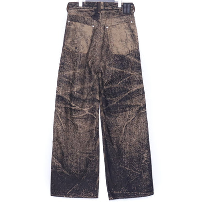 DAISUKE TANABE 26SS X-Ray Jacquard Wide Denim Jeans Size 32