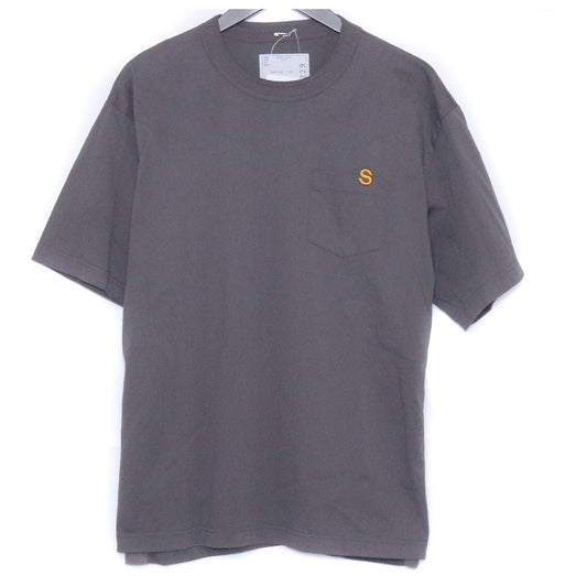 SACAI 25SS Cotton Jersey T-Shirt Gray Size 1