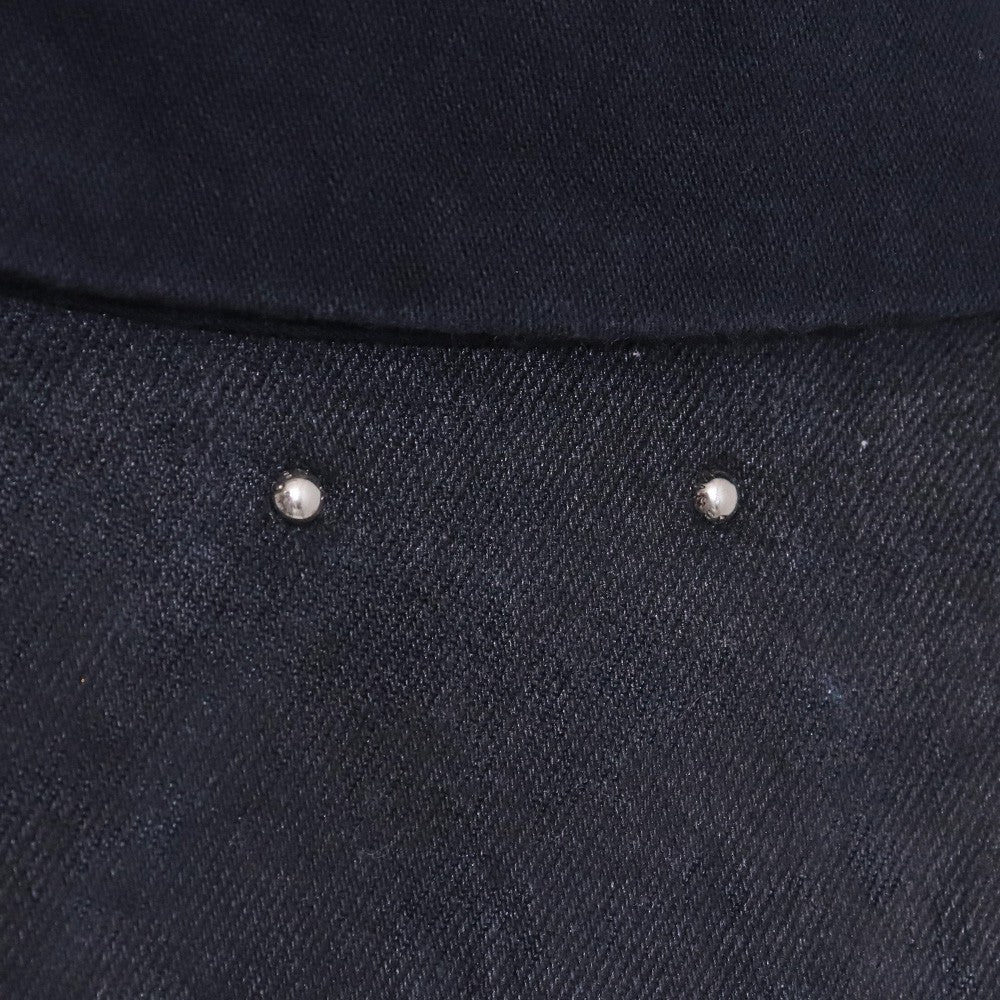 MINEDENIM B.Covered Denim Tuxedo Gilet Black Size 2