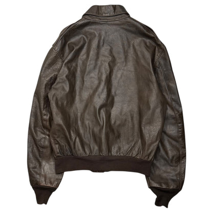 Willis&Geiger 90s USA Made Type A-2 Jacket Brown Size 42