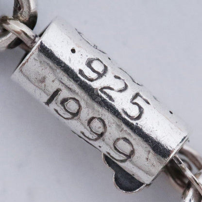 CHROME HEARTS OLD PAPER CHAIN Necklace Silver Size ONE SIZE