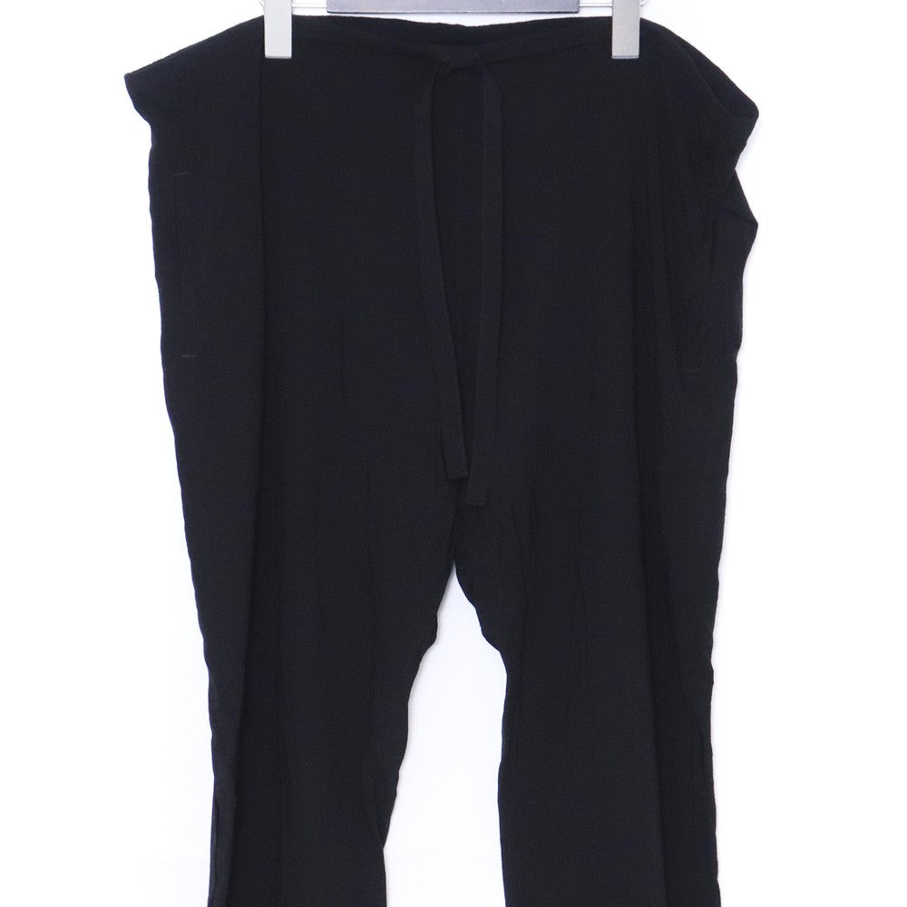 YOHJI YAMAMOTO +NOIR Black Easy Pants Size 1