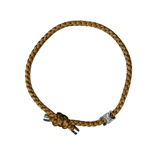 CELINE 23SS Triomphe Beach Silk Bracelet