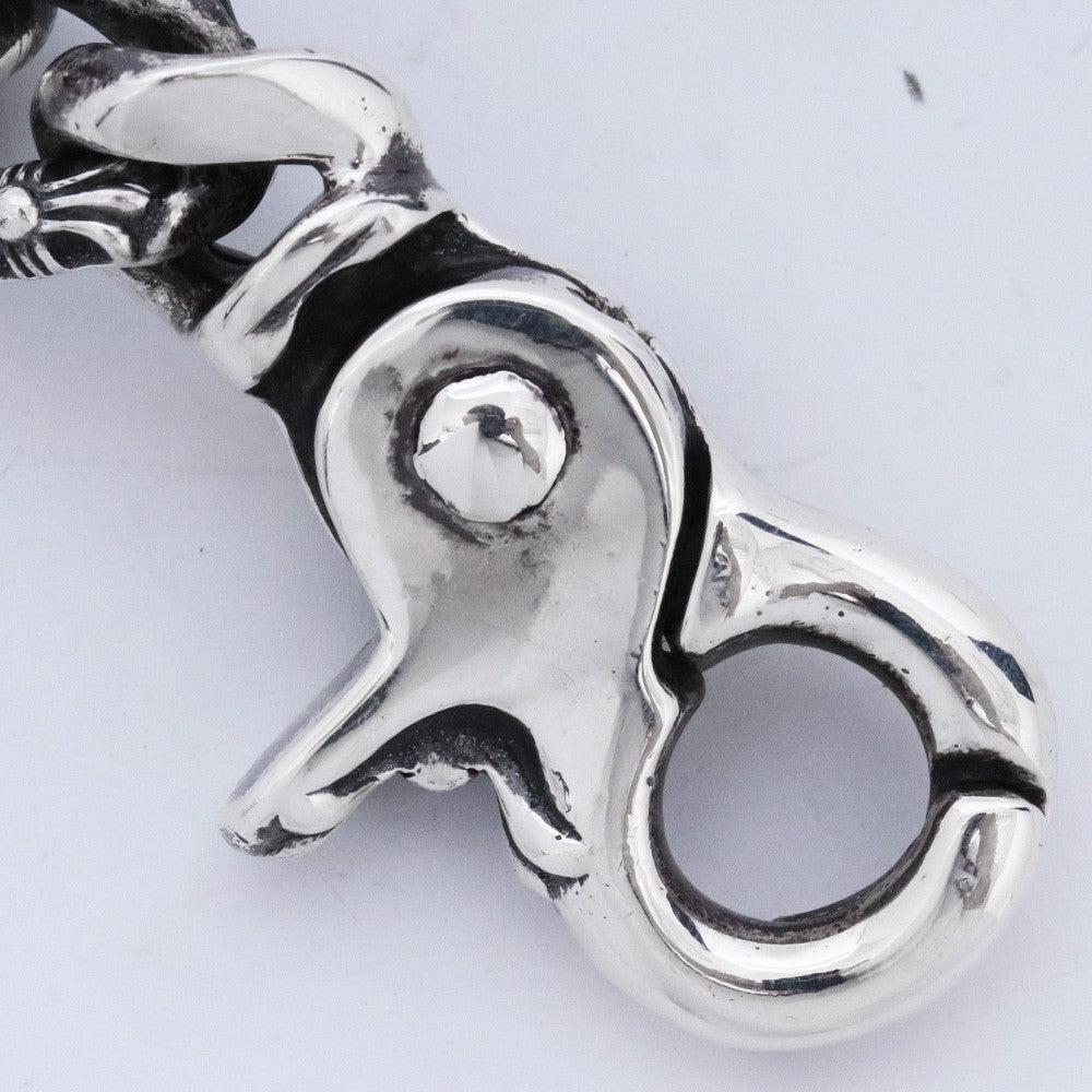 CHROME HEARTS Fancy Link Clip Bracelet Silver Size ONE SIZE