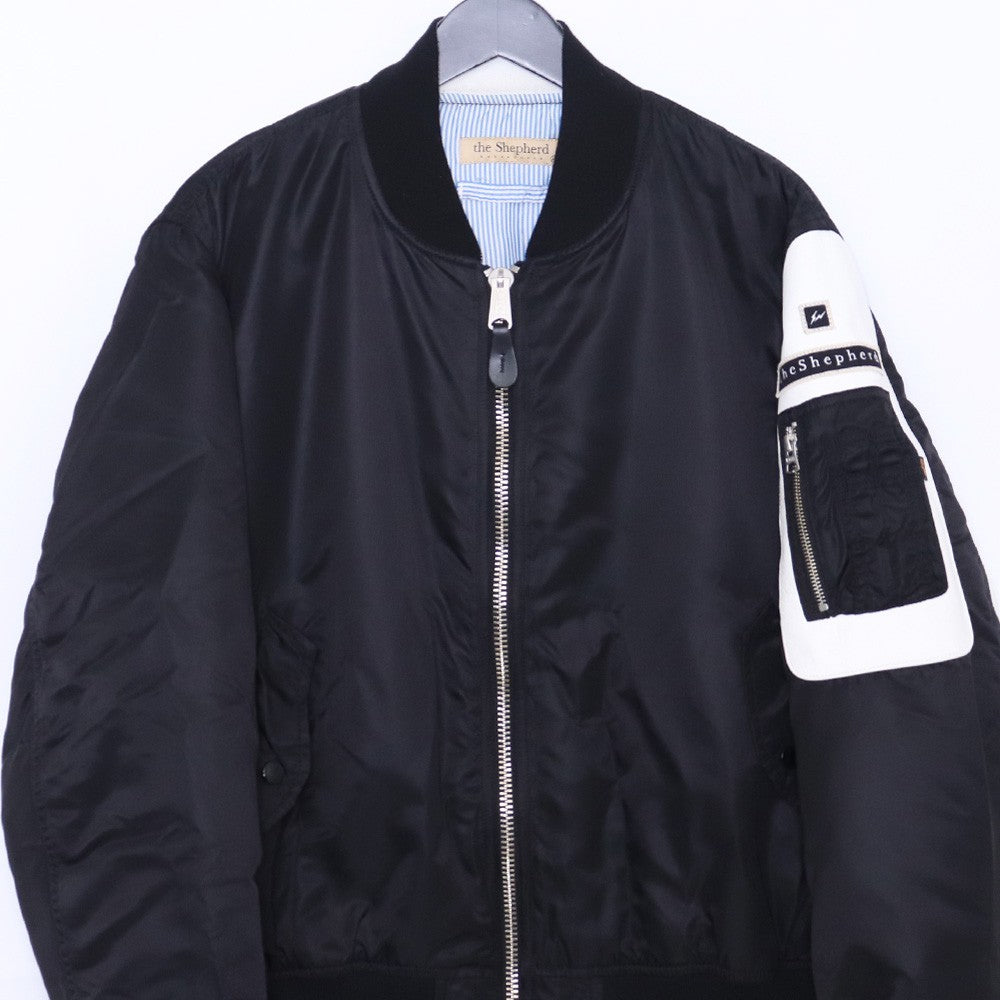 UNDERCOVER 23AW Reversible Nylon MA-1 Jacket Black Size L