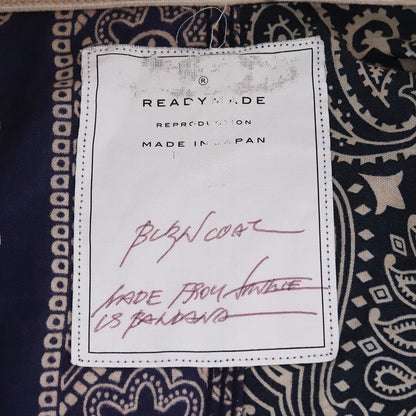 READYMADE Bandana Burn Coat Navy Size 2
