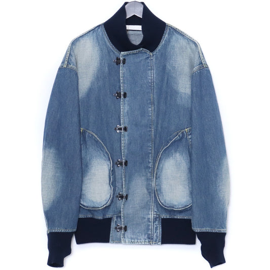 OUAT 25SS Indigo Denim Deck Jacket Blue Size 2