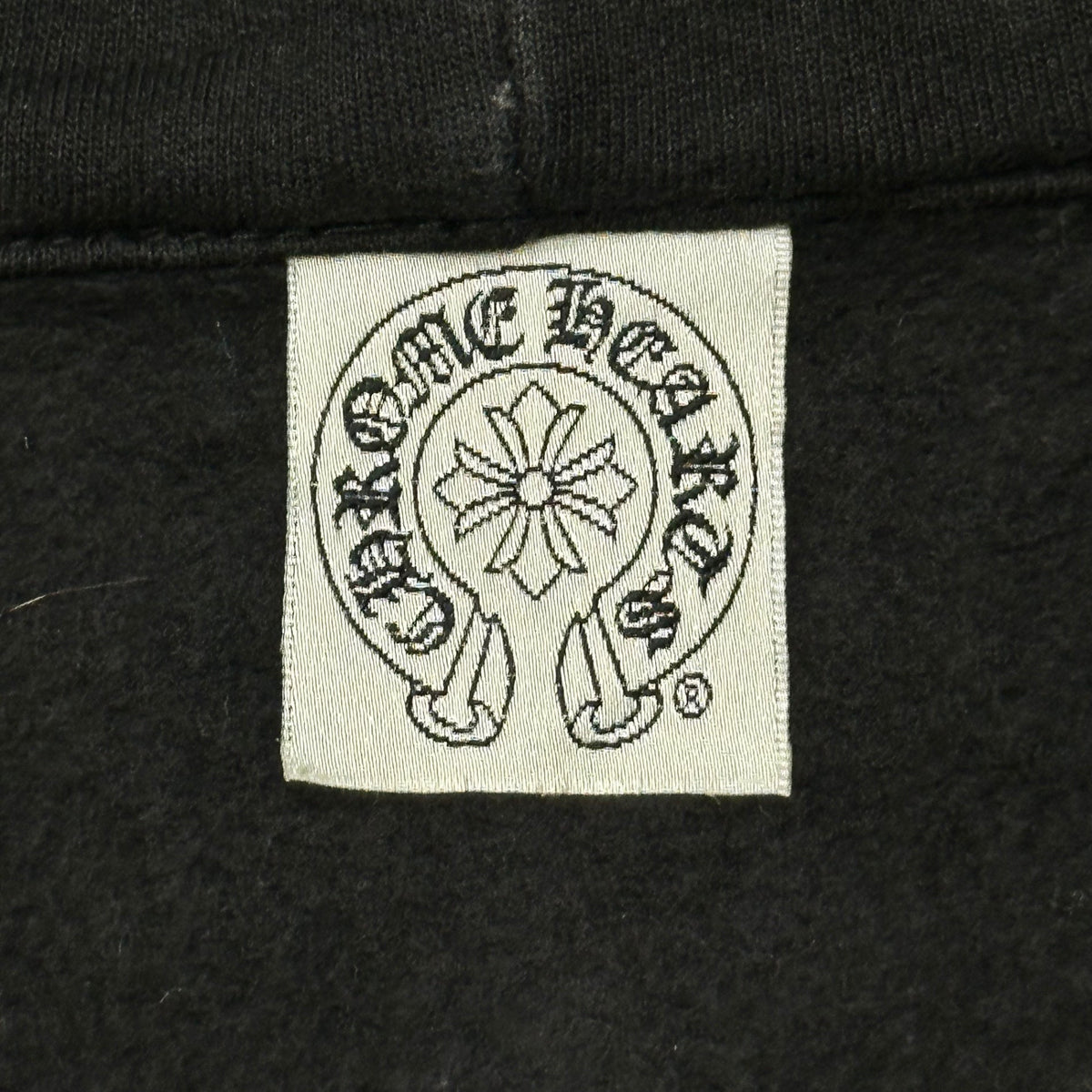 CHROME HEARTS 90s Dagger-Charm Zip Back-Print Multi Hoodie Size XS