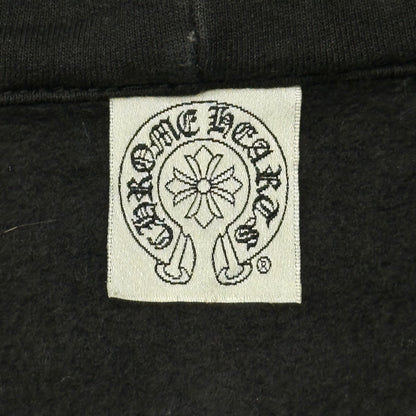 CHROME HEARTS 90s Dagger-Charm Zip Back-Print Multi Hoodie Size XS
