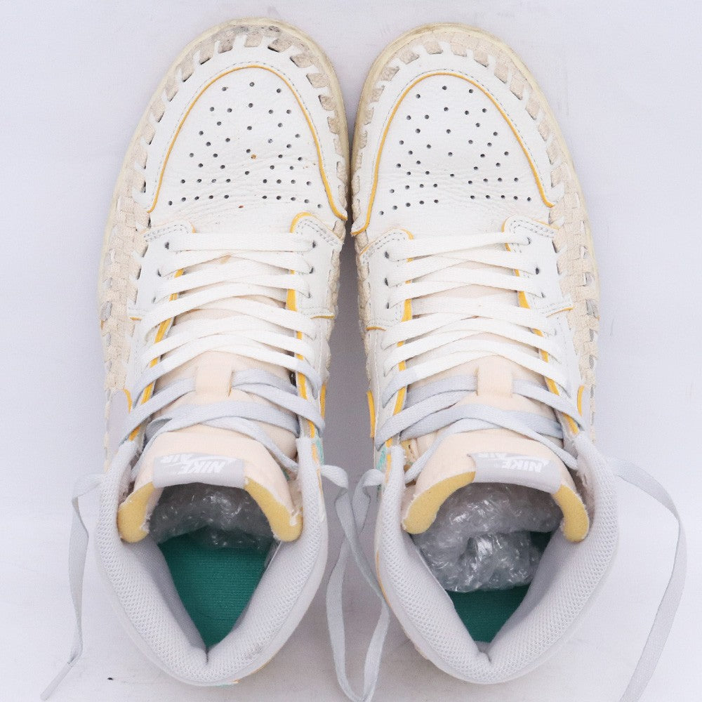 NIKE x UNION Air Jordan 1 Summer Sneakers White Size 27.5cm
