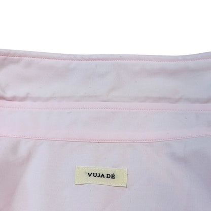 VUJA DE Wire Double Cuff Long Sleeve Shirt Pink Size M