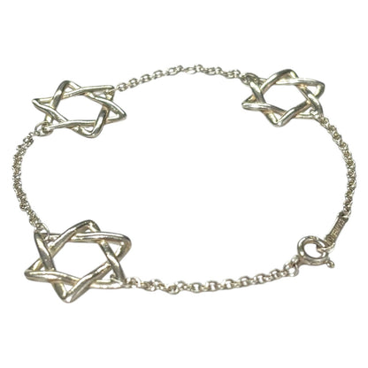 TIFFANY & CO. Elsa Peretti 3-Star Silver Bracelet