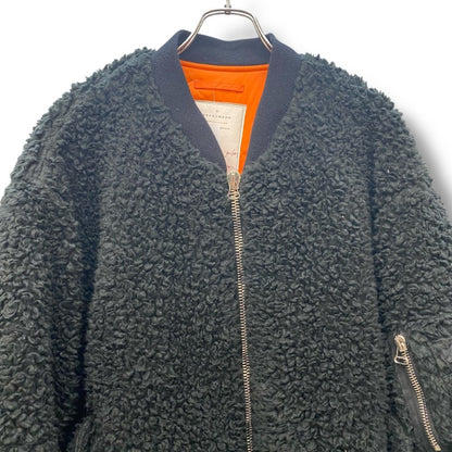 READYMADE Teddy Jesse Fleece Boa Jacket Black Size 3