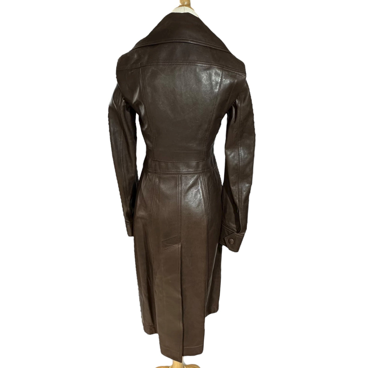 BURBERRY Lambskin Detachable Cropped Vest Coat Size 4