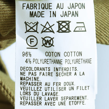 Y'S Layered Collar Cotton Blouson Khaki Size 1