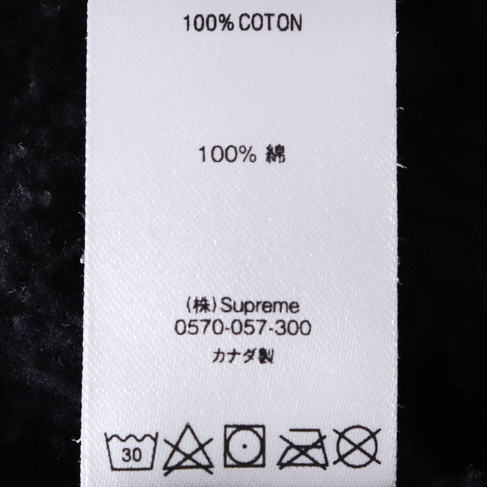 SUPREME 19SS Topline Zip Up Hoodie Black Size M