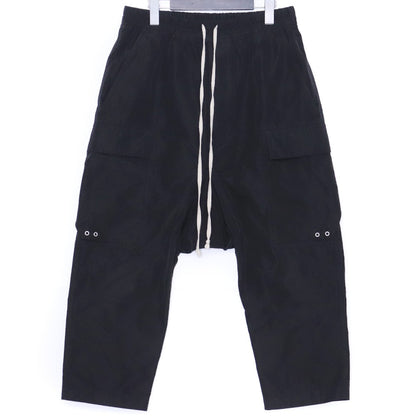 RICK OWENS 22SS Cargo Cropped Sarouel Pants Black Size 46