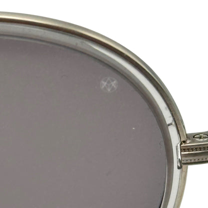 Ayame FOCUS Round Sunglasses Light Gray Size 46□23-145