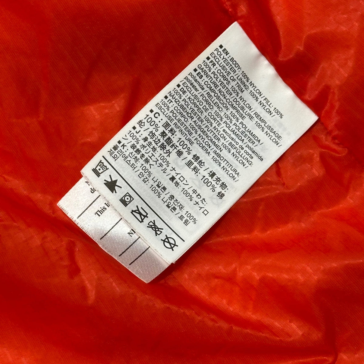 ARC'TERYX 19s NUCLEI FL Insulated Jacket Orange Size S