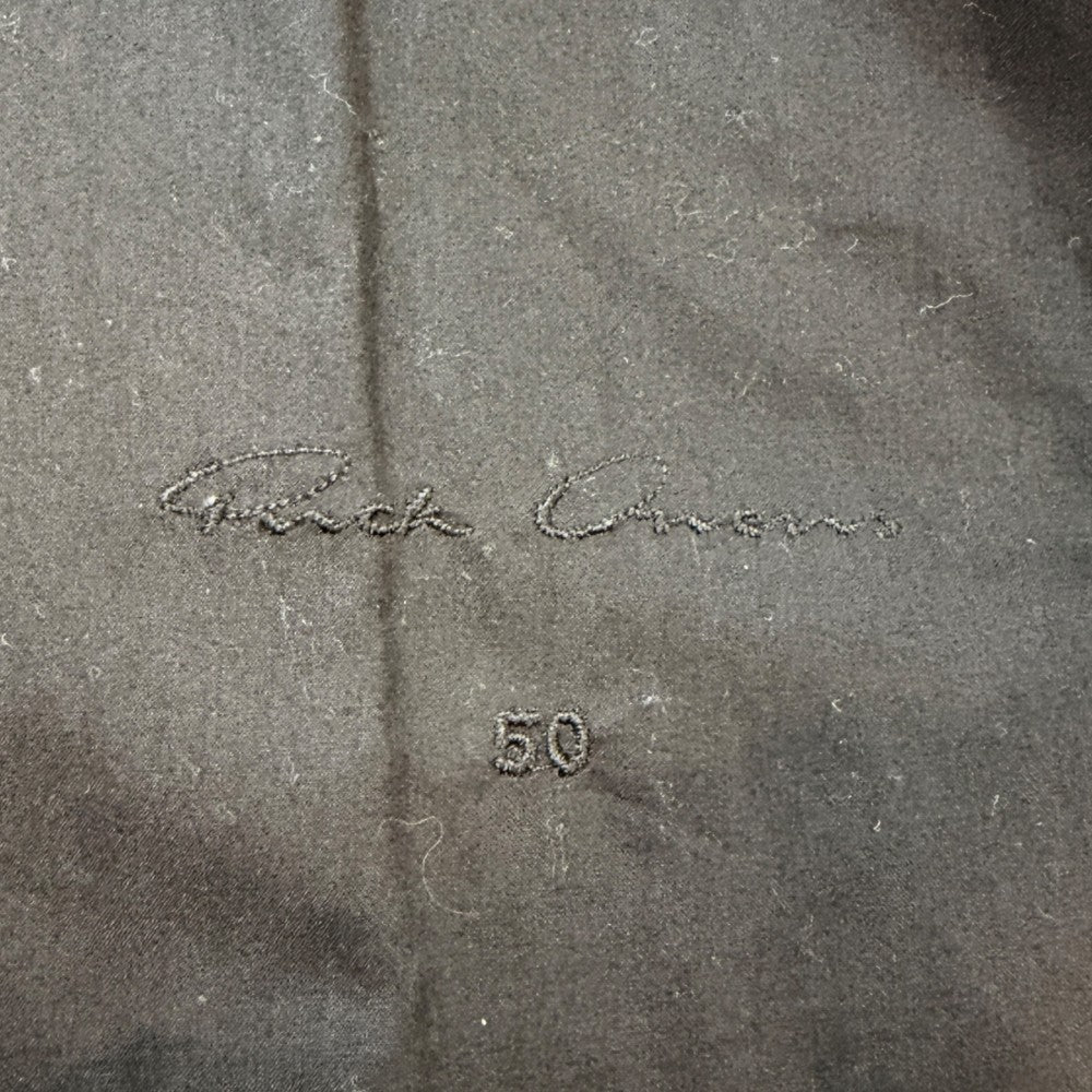 Rick Owens 17AW Glitter Intarsia Lambskin Jacket Size 50
