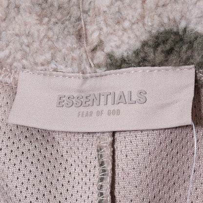 ESSENTIALS Relaxed Polar Fleece Camo Pants Gray Size S