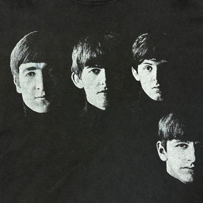 VINTAGE 90s "Meet The Beatles" Band T-Shirt Black