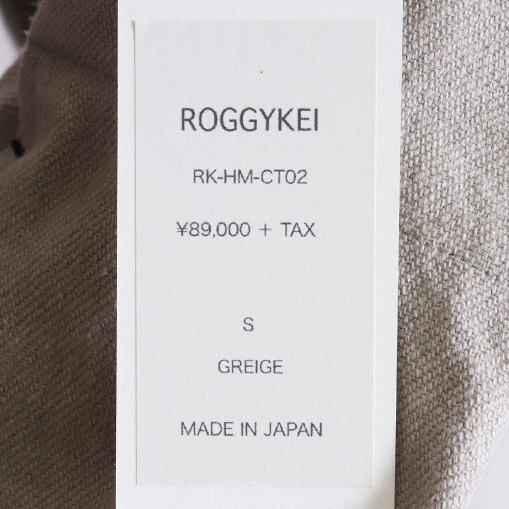 ROGGYKEI 20AW Single Coat Greige Size S