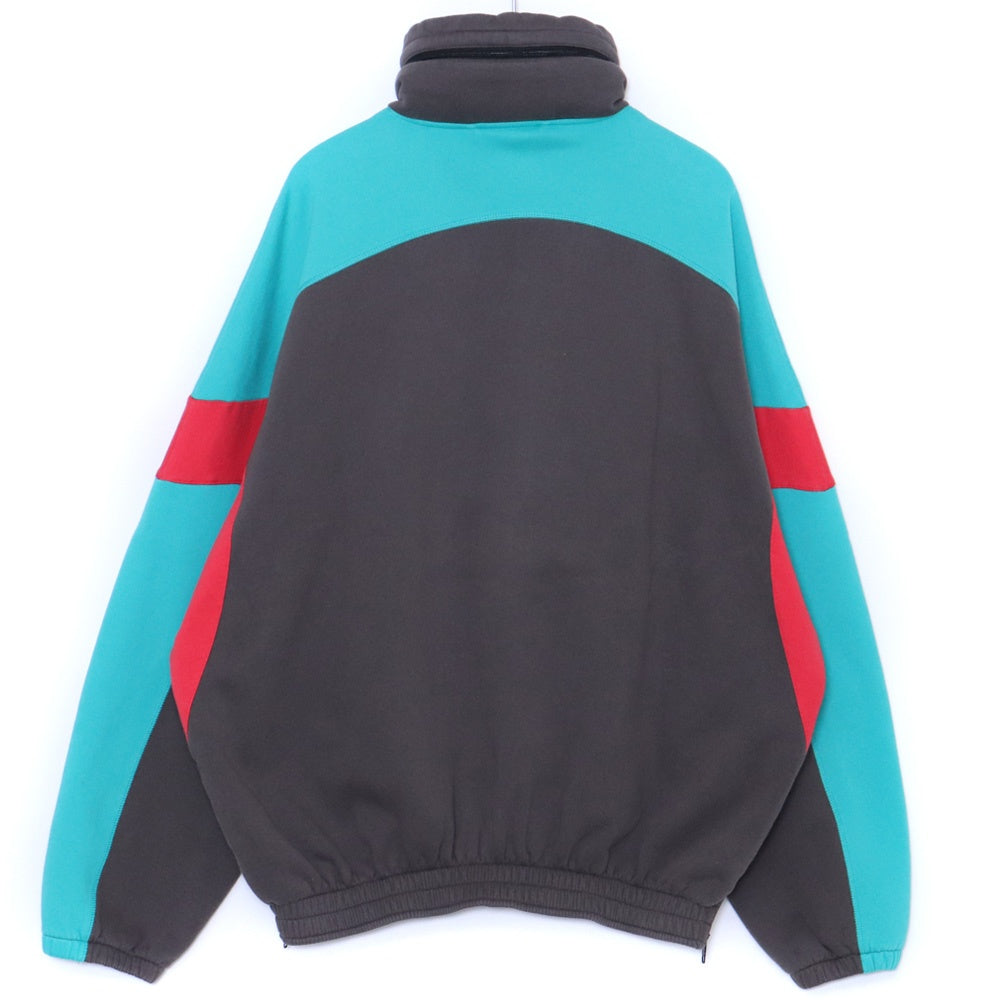 Balenciaga Multi-Color Half-Zip Kangaroo Hoodie Size M
