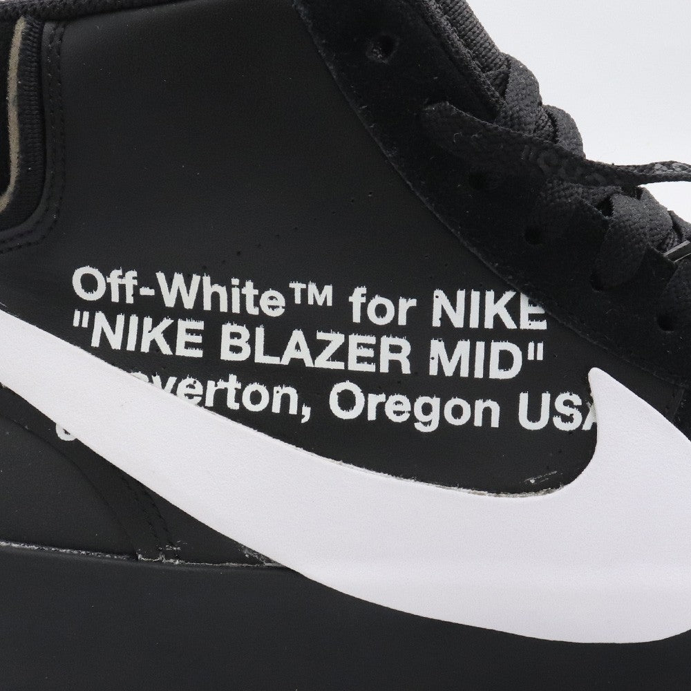 Off-White BLAZER MID THE 10 Hi-Top Sneakers Black Size 27cm