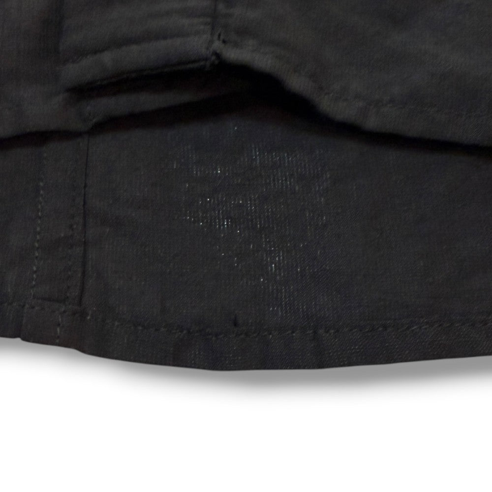 JULIUS 25SS Sleeveless Drop Shoulder Shirt Black Size 2