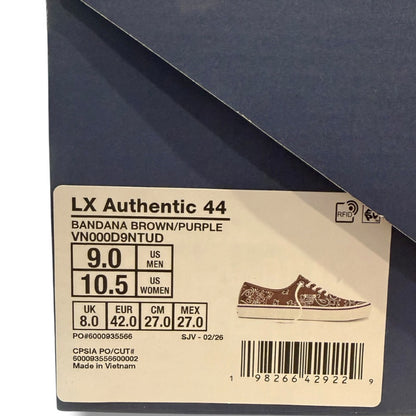 Vans Premium Authentic Low-Top Sneakers Size 27cm