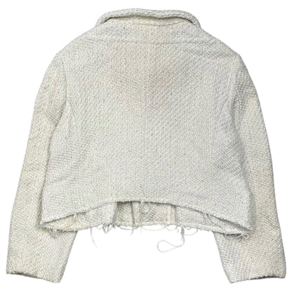 COMME des GARCONS 02SS Frayed Tweed Jacket Size S