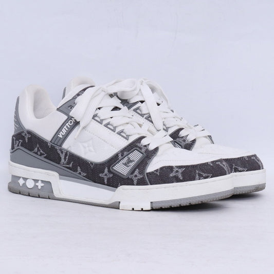 Louis Vuitton LV Trainer White Grey Sneakers Size 5