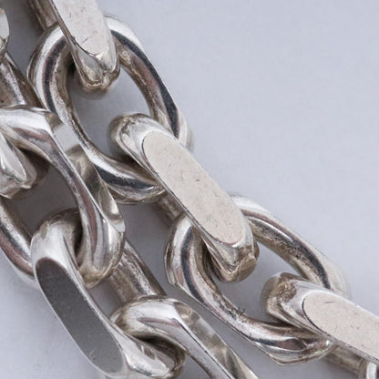 TIFFANY&CO. 1837 Makers Chain Necklace Silver Gold Size 62CM