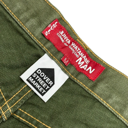CDG JW MAN 07SS Back Roundel Print Denim Pants Multi Size M