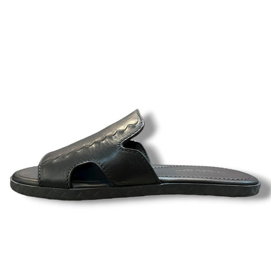 BOTTEGA VENETA Black Leather Sandals Black Size 39