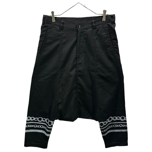 BLACK COMME des GARCONS 10AW Graphic Pants Black Size M