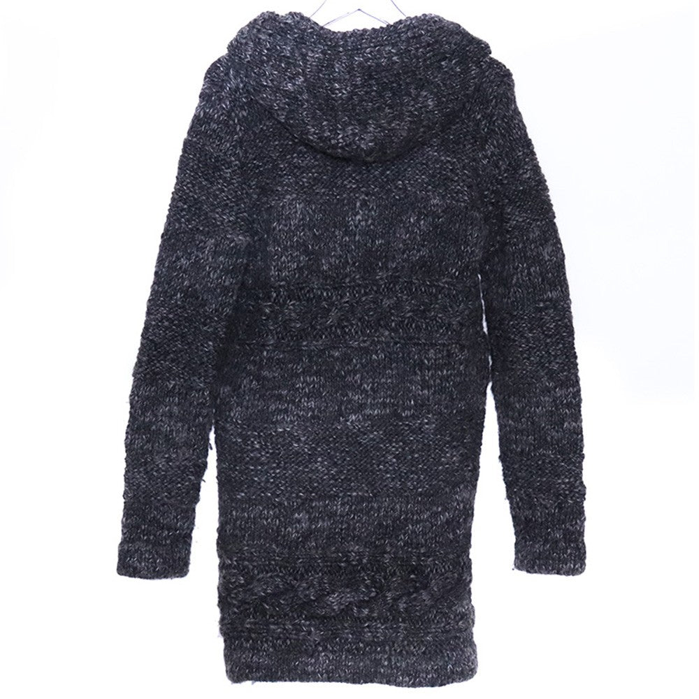ISAMUKATAYAMA BACKLASH Low Gauge Duffle Sweater Gray Size S
