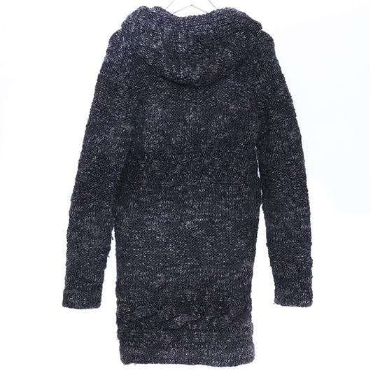 ISAMUKATAYAMA BACKLASH Low Gauge Duffle Sweater Gray Size S