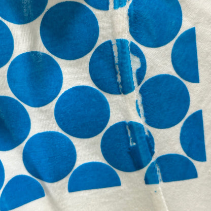 COMME des GARCONS 99AW Polka Dot White Blue T-Shirt