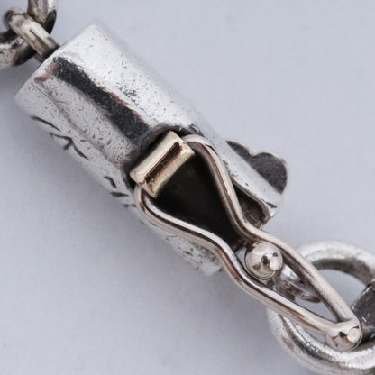 CHROME HEARTS OLD PAPER CHAIN Necklace Silver Size ONE SIZE