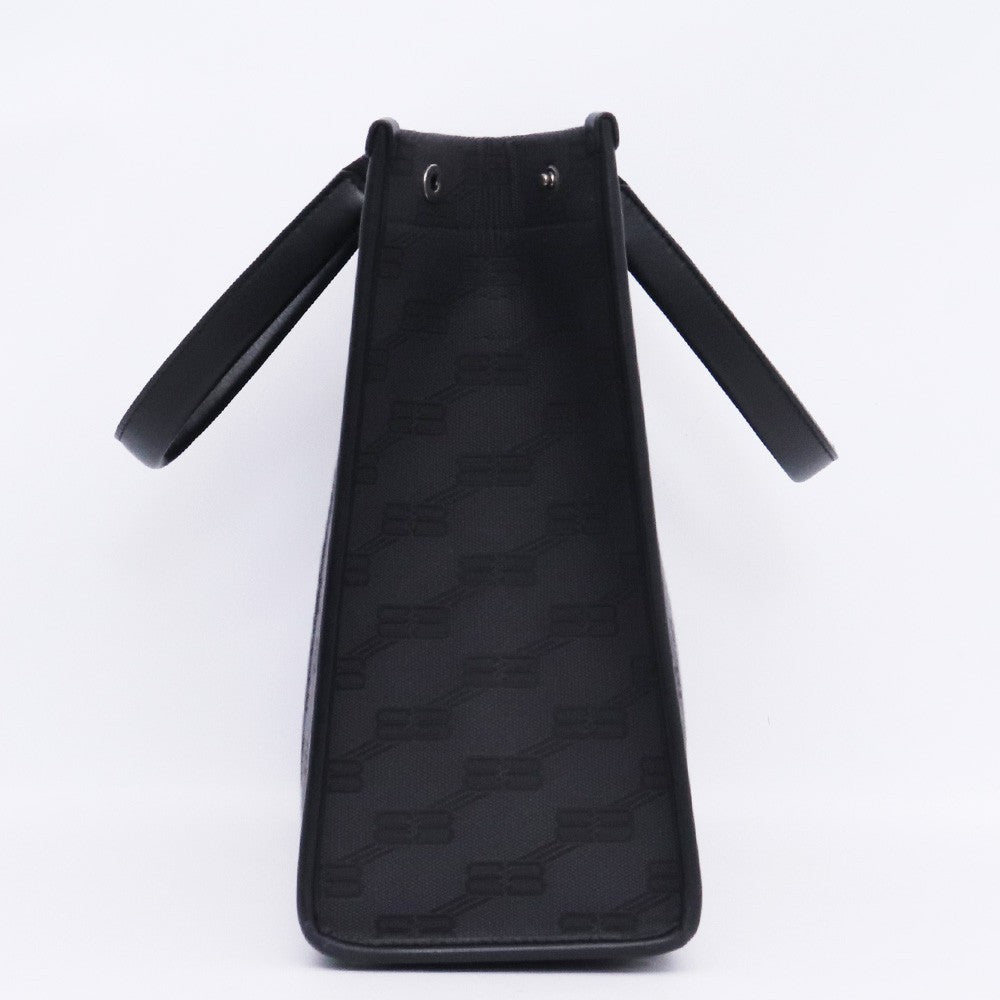 BALENCIAGA BB Logo Hardware 2-Way Tote Bag Black Size F