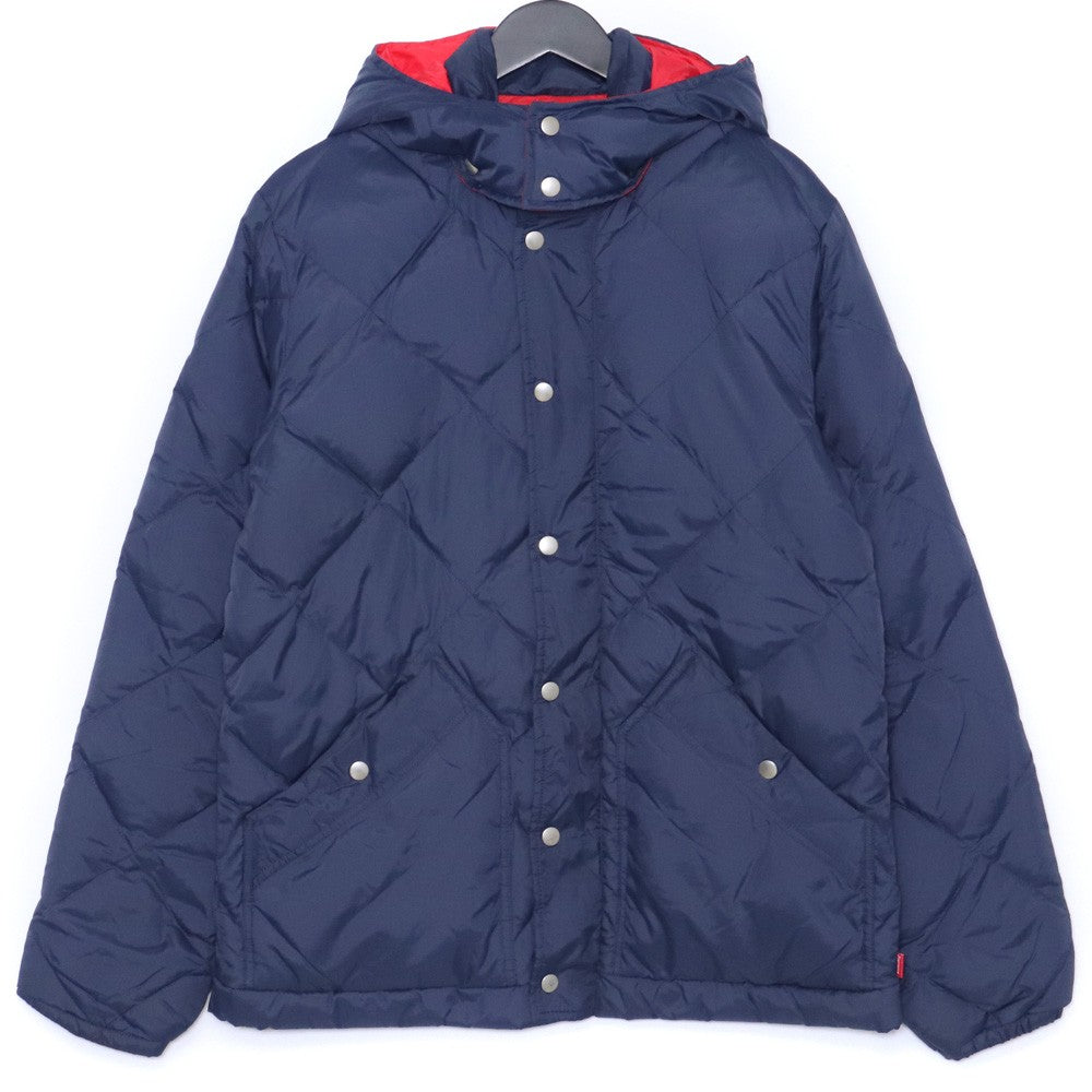 SUPREME 10AW Quilted Puffy Jacket Navy Size M