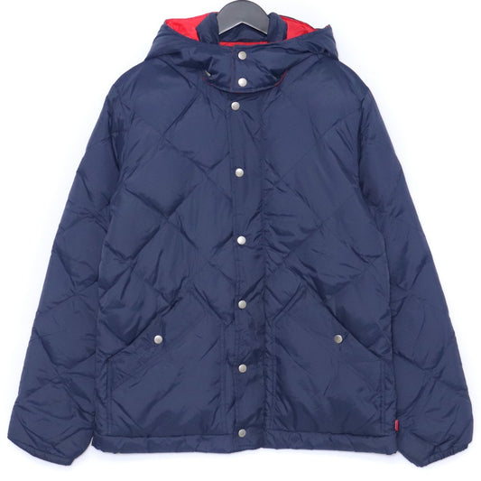 SUPREME 10AW Quilted Puffy Jacket Navy Size M